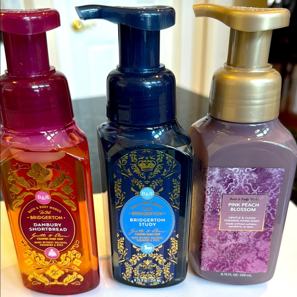 🔥BBW BRIDGERTON LIMITED EDITION SET/3 FOAMING HAND SOAP SET